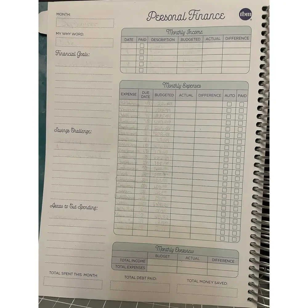 The Budget Mom Live Rich Planner Monthly Budget Calendar Personal Finance